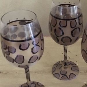Lolita Leopard wine glasses